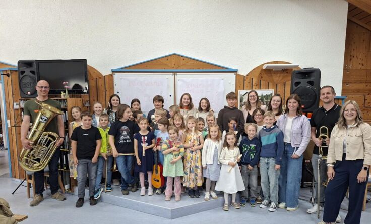 Musikernachwuchs mit dem Jugendteam der Bergmannskapelle (Foto: Bergmannskapelle)