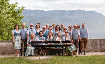 Chöre singen unter freiem Himmel am Attersee