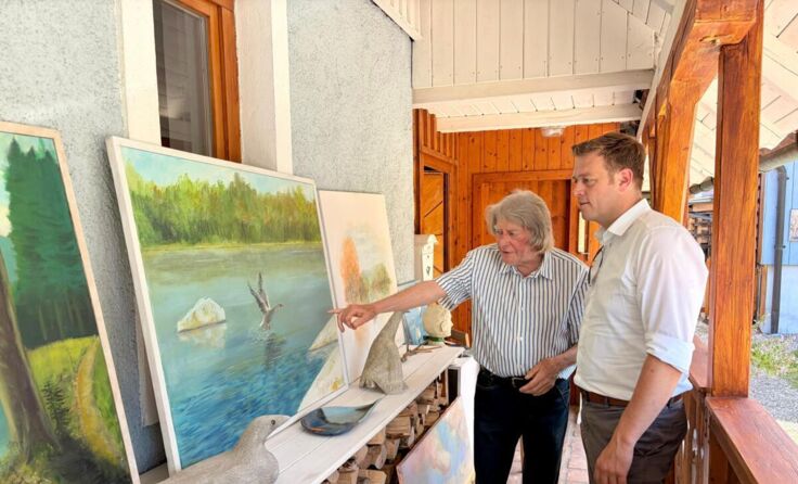 Erwin Stummer und LR Stefan Kaineder (Foto: Stummer)