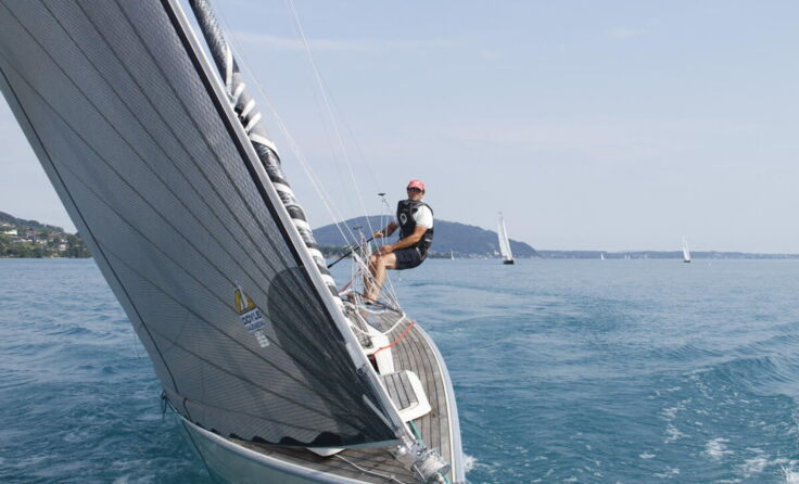 Alleine an Bord (Foto: Schmidleitner)