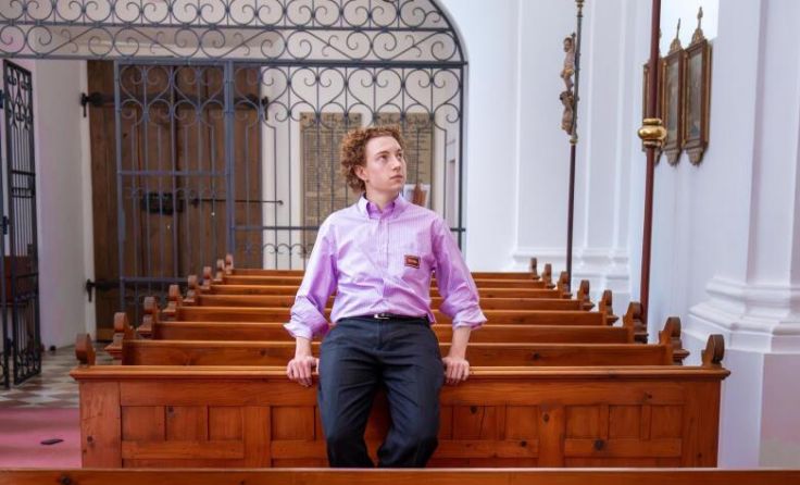 Axel Birngruber in der Kirche von St. Lorenz. (Foto: Axel Birngruber)