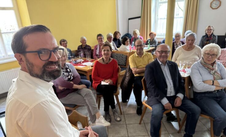 Vortrag mit Primar Motloch (Foto: H. Weißenbacher)