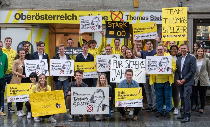 Mitmachzentrale mit OÖVP-Landesgeschäftsführer Wolfgang HattmannsdorferFoto: ©OÖVP