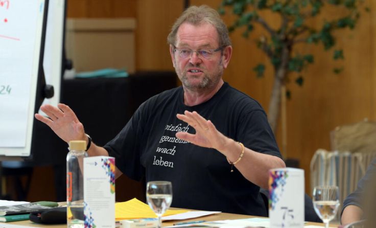 Ferdinand Kaineder wurde als Präsident wiedergewählt. (Foto: Hiva Naghshi)