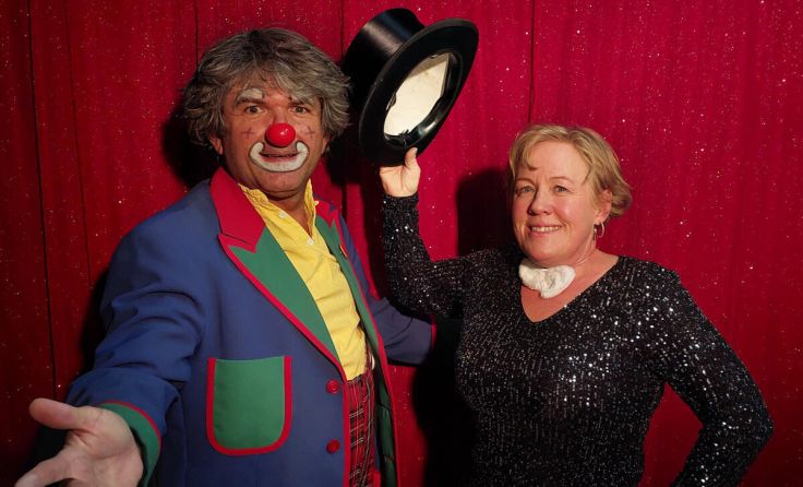 Clown Maxi verzaubert die Gäste mit seiner Show. (Foto: ÖVP Frauen)