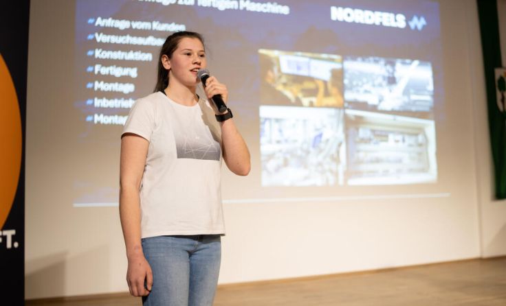 Lehrlinge präsentieren bei den Shows ihren Lehrberuf und -betrieb. (Foto: Gernerproductions GmbH)