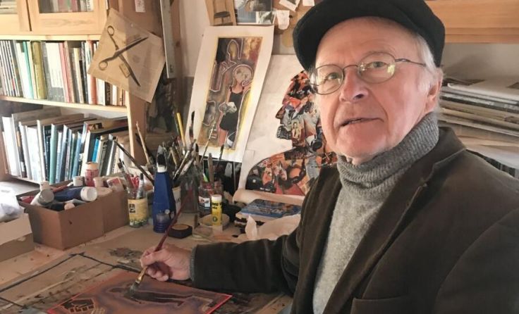 Richard Wall lädt zu seiner Ausstellung nach Linz ein. (Foto: Monika Wall-Penz)