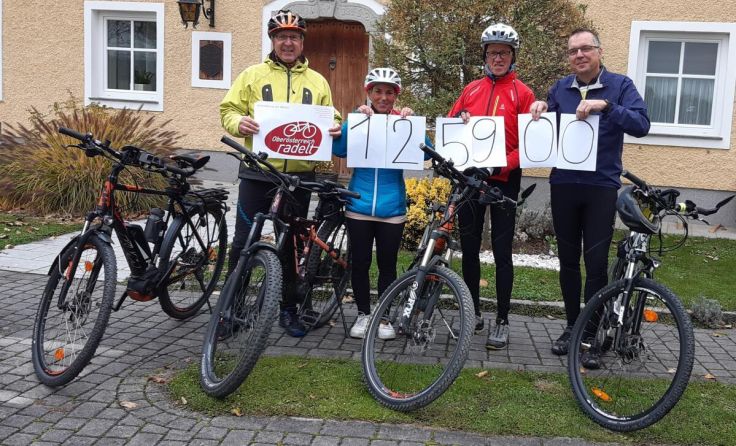 Die Puckinger legten ganze 125.900,4 Kilometer auf ihren Rädern zurück. (Foto: Gemeinde Pucking)