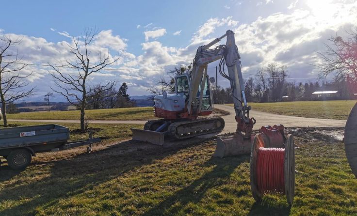 Der Glasfaserausbau in Kematen schreitet weiter voran. (Foto: Stadlbauer/Gemeinde Kematen)