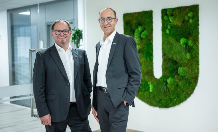 Geschäftsführer der UniGruppe Robert Knöbl und Andreas Haider (re.) (Foto: UNIGruppe)
