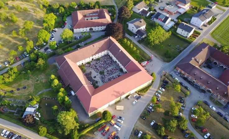 Das 42. Konzert kann heuer wieder am Plaßgut stattfinden. (Foto: MV Ansfelden)