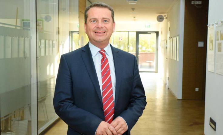 Christian Partoll ist seit knapp einem Jahr im Amt des Bürgermeisters. (Foto: Gregor Kraftschik)