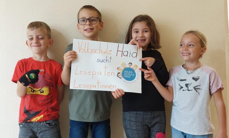 Die Schüler der VS Haid freuen sich auf neue Lesepaten. (Foto: Renate Luger/VS Haid)