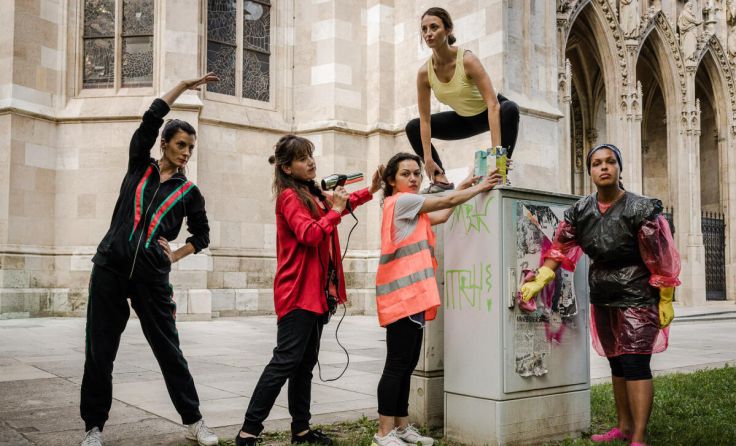 „Medeas Töchter*“ performen am Weltfrauentag im ABC Ansfelden. (Foto: Werner Nowak)