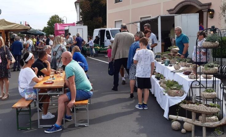Der Bauernmarkt lädt wieder zum Kauf regionaler Produkte und zum Austausch ein. (Foto: Almesberger)