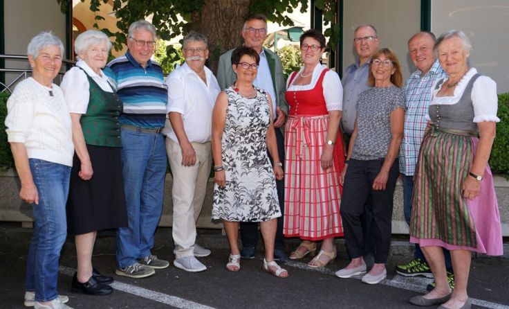 Der neue Vorstand des Seniorenbundes Pucking wurde gewählt. (Foto: Seniorenbund Pucking)