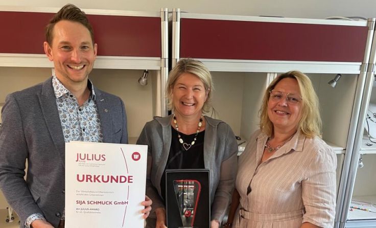 V.l.: Jürgen Kapeller, Birgit Freudenthaler, Alexandra Saidnader (Foto: WB Enns)