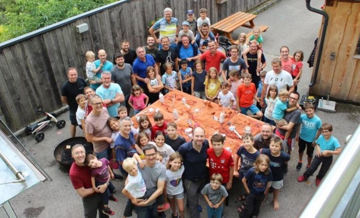 61 Teilnehmer waren beim Vater-Kind-Wochenende in Königswiesen dabei. (Foto: privat)