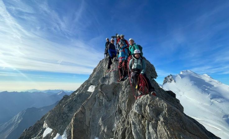 Hochtour Saas-Fee in den Schweizer Alpen (Foto: Naturfreunde Asten)