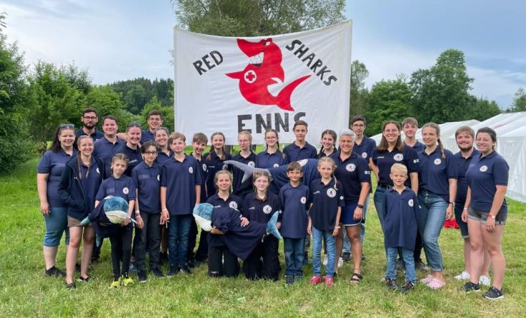 In der Jugendgruppe wird großer Wert auf Zusammenhalt gelegt. (Foto: Rotes Kreuz Enns)