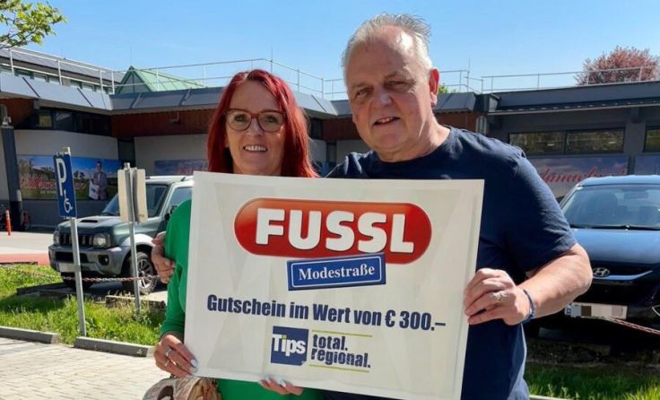 Die Gewinner Regina und Robert Füreder (Foto: Tips/ms)