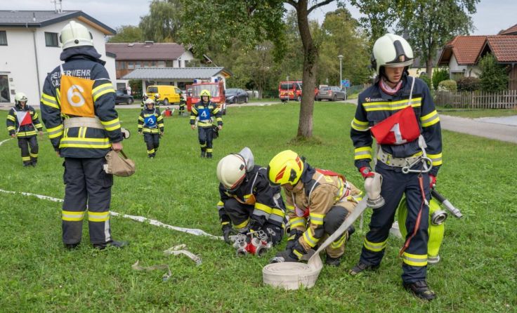 Die Auszubildenden konnten ihr Können unter Beweis stellen. (Foto: BFK August Thalhammer)