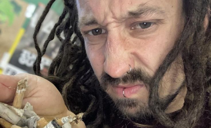 Seit zwei Jahren sammelt Peter Chalupar immer wieder Zigarettenstummel. (Foto: privat)