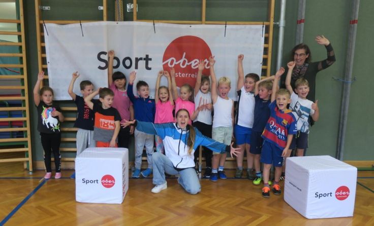 Die Schüler der Volksschule Bruckmühl zeigten ihren Sportgeist. (Foto: Sportland Oberösterreich)