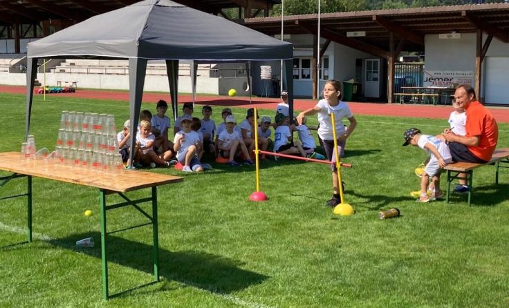Im Zuge des Ferienprogramms konnten die Kinder sportlich aktiv werden. (Foto: Harringer)