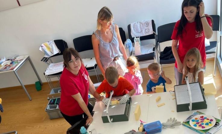 Spiel, Spaß und Freude hatten die Kinder beim KWG Ferienspaß und beim Familienfest. (Foto: KWG)