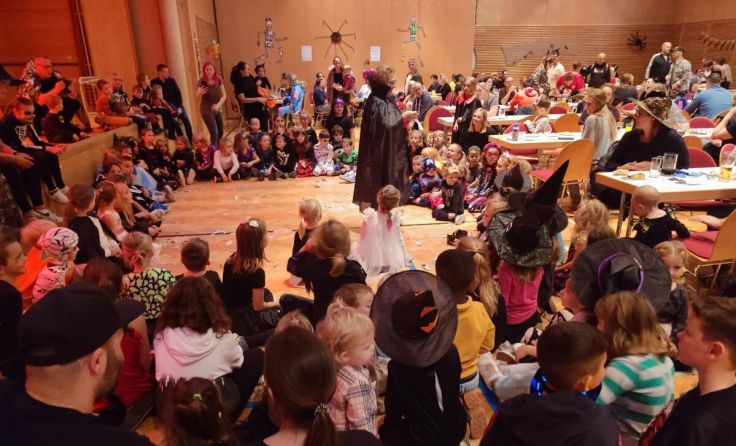 Die Kinder erlebten beim "Halloween for Kids" eine Zeit voller Grusel. (Foto: Karin Peer)