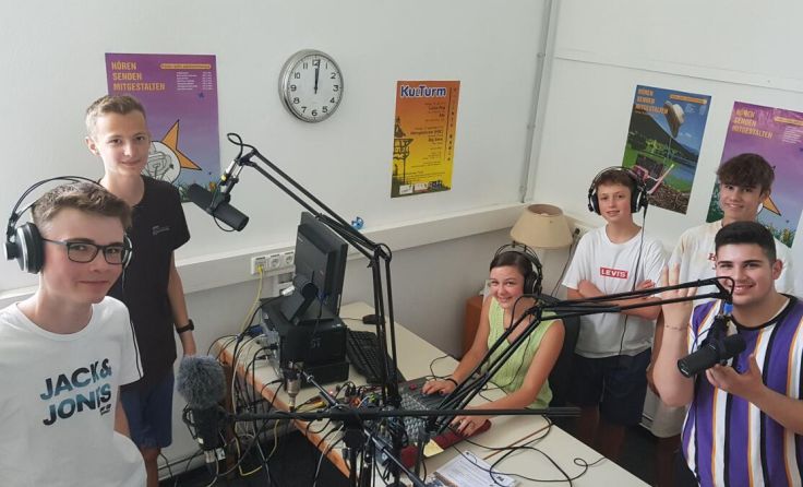 Das Schulradio der HTL Vöcklabruck live On Air. (Foto: FRS)