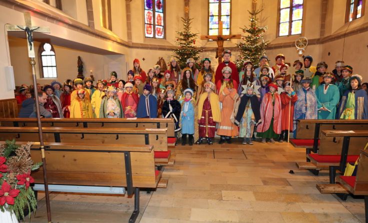Die Sternsinger der Gemeinde Regau. (Foto: Pfarre Regau)