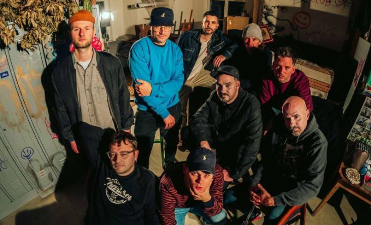 Texta, Da Staummtisch, Hinterland, Average und-Kayo als TTR Allstars. (Foto: TTR Allstars)