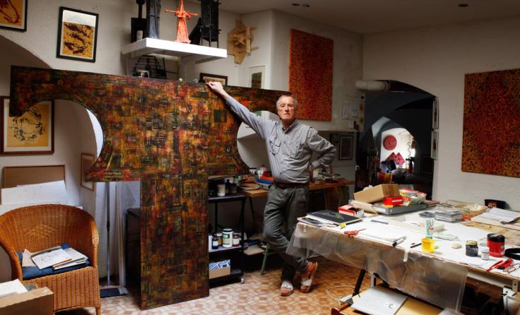 Hans Kienesberger war eine fixe Größe in der Gmundner Kunstszene. (Foto: Peter Putz)