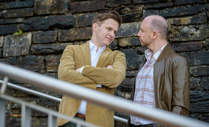 Die beiden „Andyman“ Andreas Haidecker (links) und Andreas Kurz. (Foto: Sabine Proetsch)
