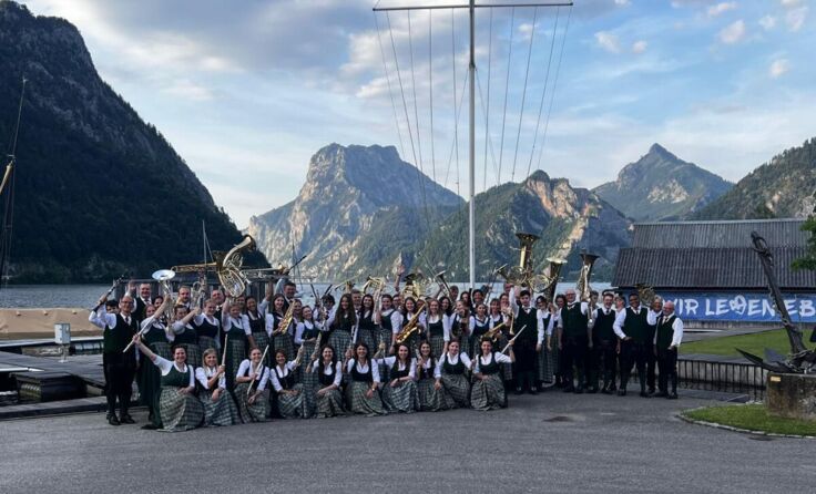 Die Feuerwehrmusikkapelle lädt zum Feiern ein. (Foto: FM Langwies)