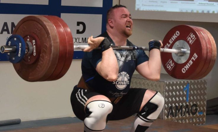 Patrick Dürnberger glänzte mit 307 Kilogramm im Zweikampf und 333 Punkten. (Fotos: Conny Högg)