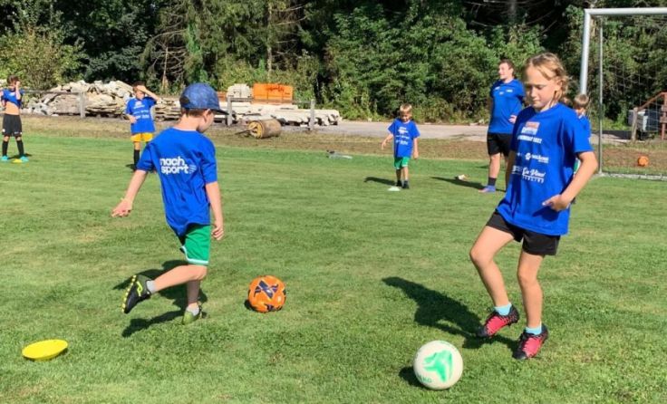 Kinder beim Training (Foto: Fußballschule OÖ)