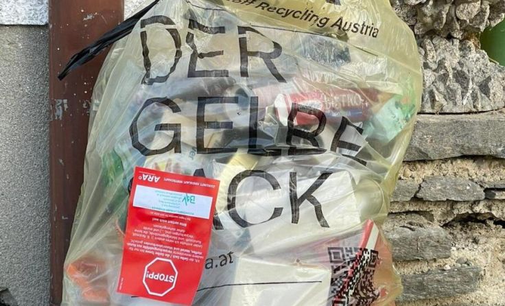 Im Gelben Sack werden nur Verpackungen aus Kunststoff und Metall gesammelt. (Foto: BAV Rohrbach)