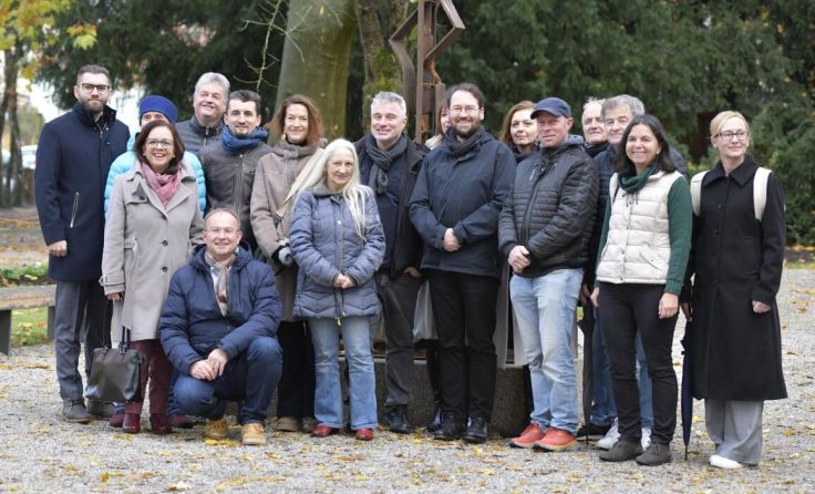 Die Künstler freuen sich über das gemeinsame Projekt mit der Stadt Braunau. (Foto: IKG)