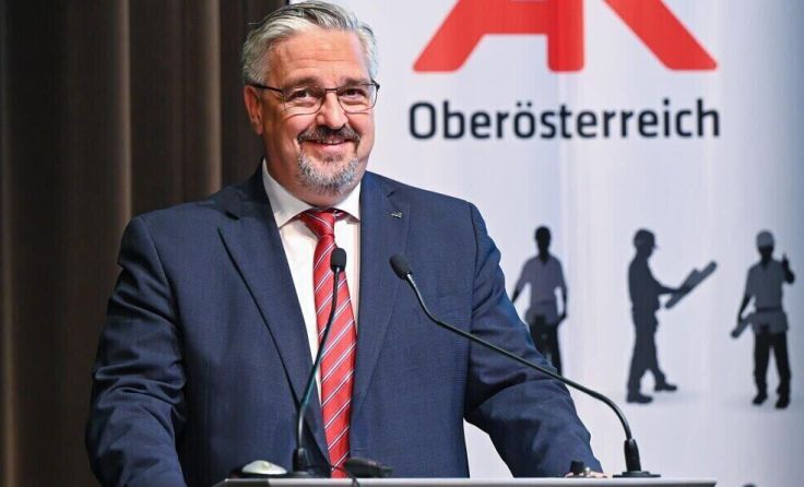 AK-Präsident Andreas Stangl freut sich über das Ergebnis. (Foto: AK OÖ)