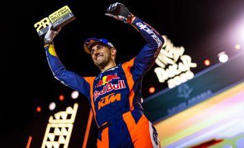 Luciano Benavides vom Red Bull KTM Factory Racing Team holt Sieg bei Rallye Dakar