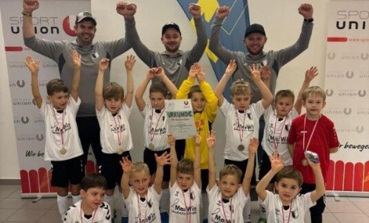 Bezirksmeister in der Klasse U07 wurde das Team des UFC Burgkirchen. (Foto: UFC Burgkirchen)