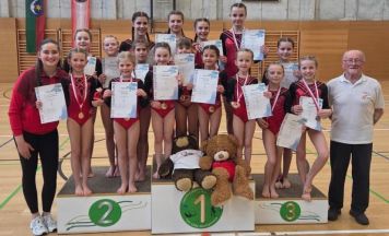 Medaillenregen für Braunauer Nachwuchsturnerinnen