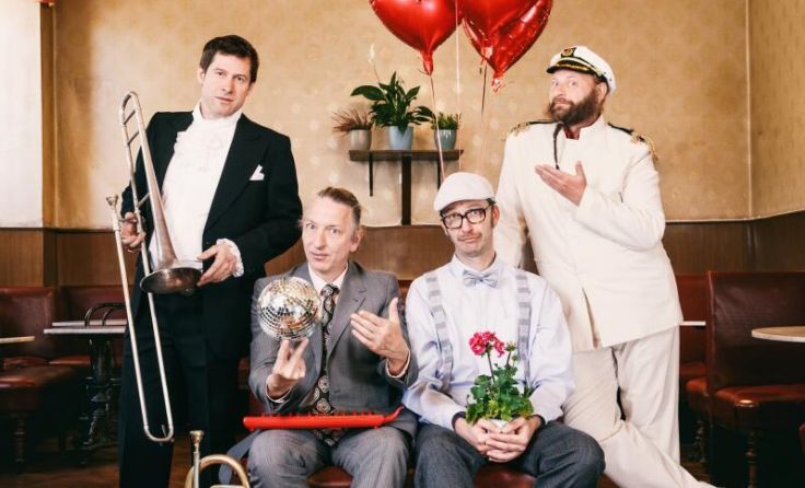 V.l.: Sebastian Fuchsberger, Leonhard Paul, Michael Hornek und Thomas Gansch (Foto: Maria Frodl)