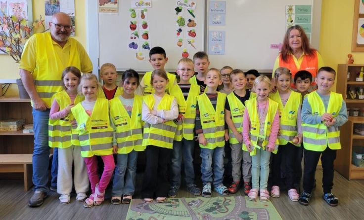 Bei der Überprüfungsaktion in der Volksschule Schalchen (Foto: OÖ Zivilschutzverband)
