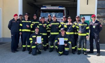 Freiwillige Feuerwehr Kirchberg bei Mattighofen überzeugte bei Leistungsprüfung