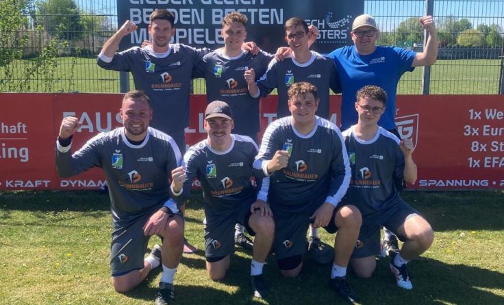 Höhnharts Faustballer nach dem Sieg in Grieskirchen (Foto: ASVÖ SC Höhnhart)