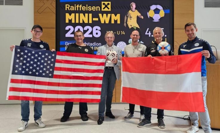 Bei der Auslosung der Mini-WM (Foto: Sportunion St. Peter/Hart)